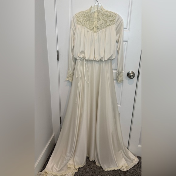 Vintage 1960s Alfred Angelo Original By Edythe Vincent Wedding Dress Gown XS